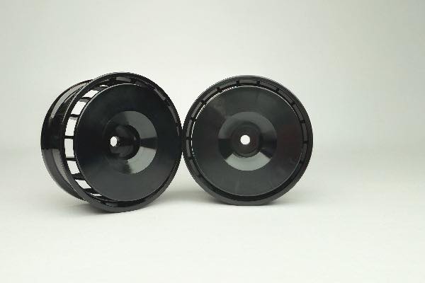 REVED RW-GA18K4 Drift Competition Wheel GA18 (Black, Offset 4mm, 2 pieces) - BanzaiHobby