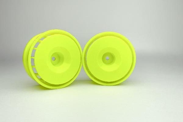 REVED RW-GA18Y4 Drift Competition Wheel GA18 (Fluorescent Yellow, Offset 4mm, 2 pieces) - BanzaiHobby