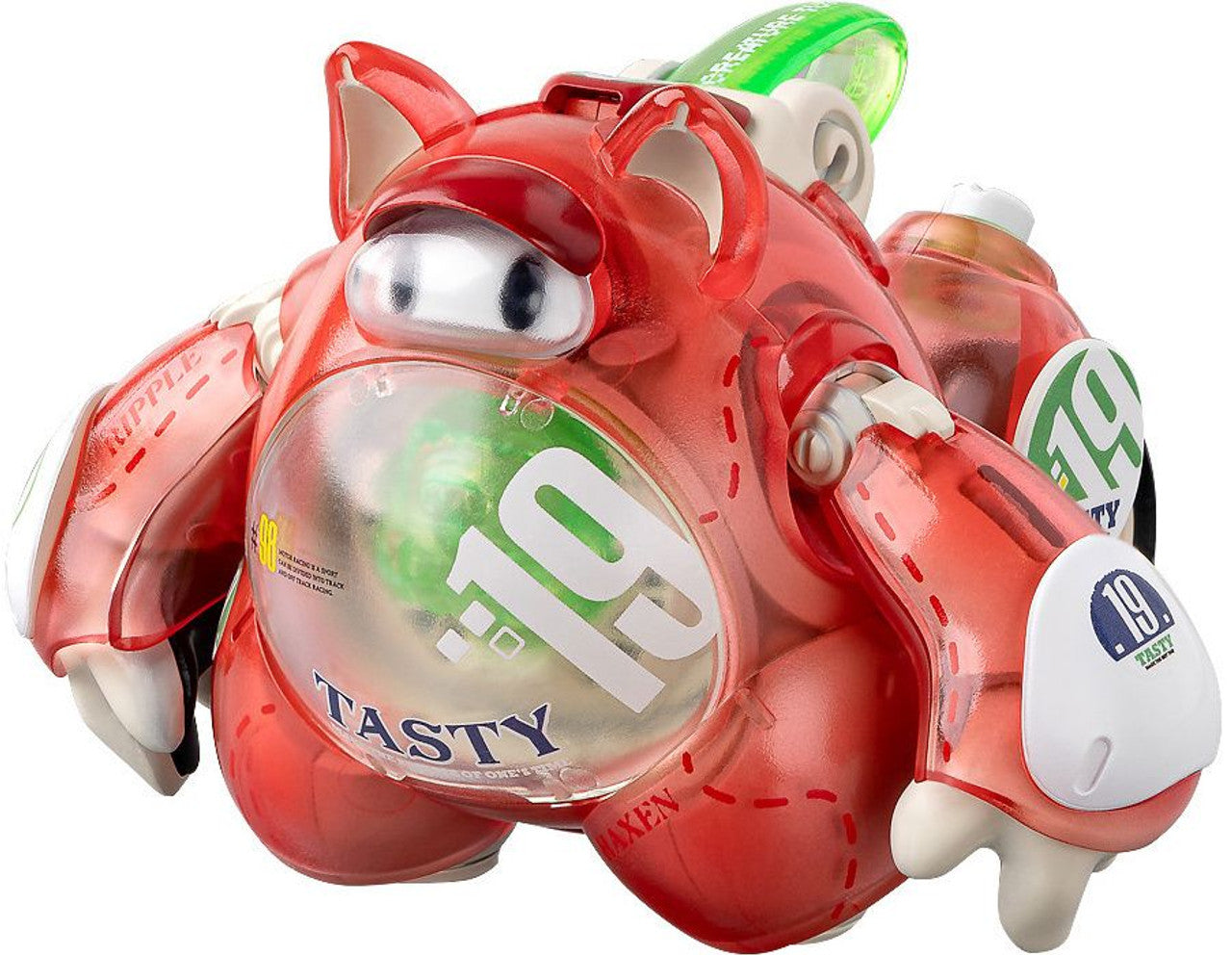 Wave KM-094 Seiji Kumamaru Racoon 1P Color (Clear Red) - BanzaiHobby