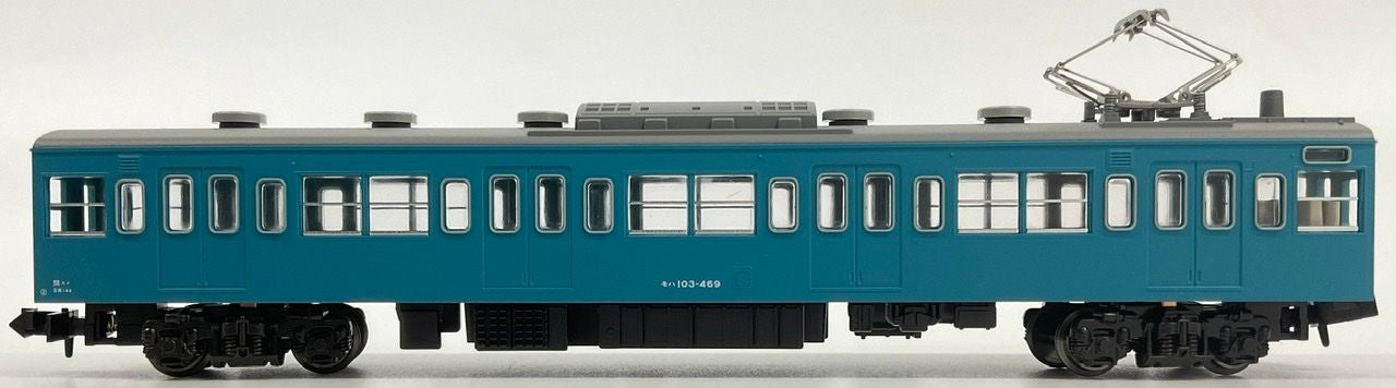 KATO 10-1744A N-Gauge 103 Series Sky Blue Intermediate Car 3 Cars Add-on Set - BanzaiHobby