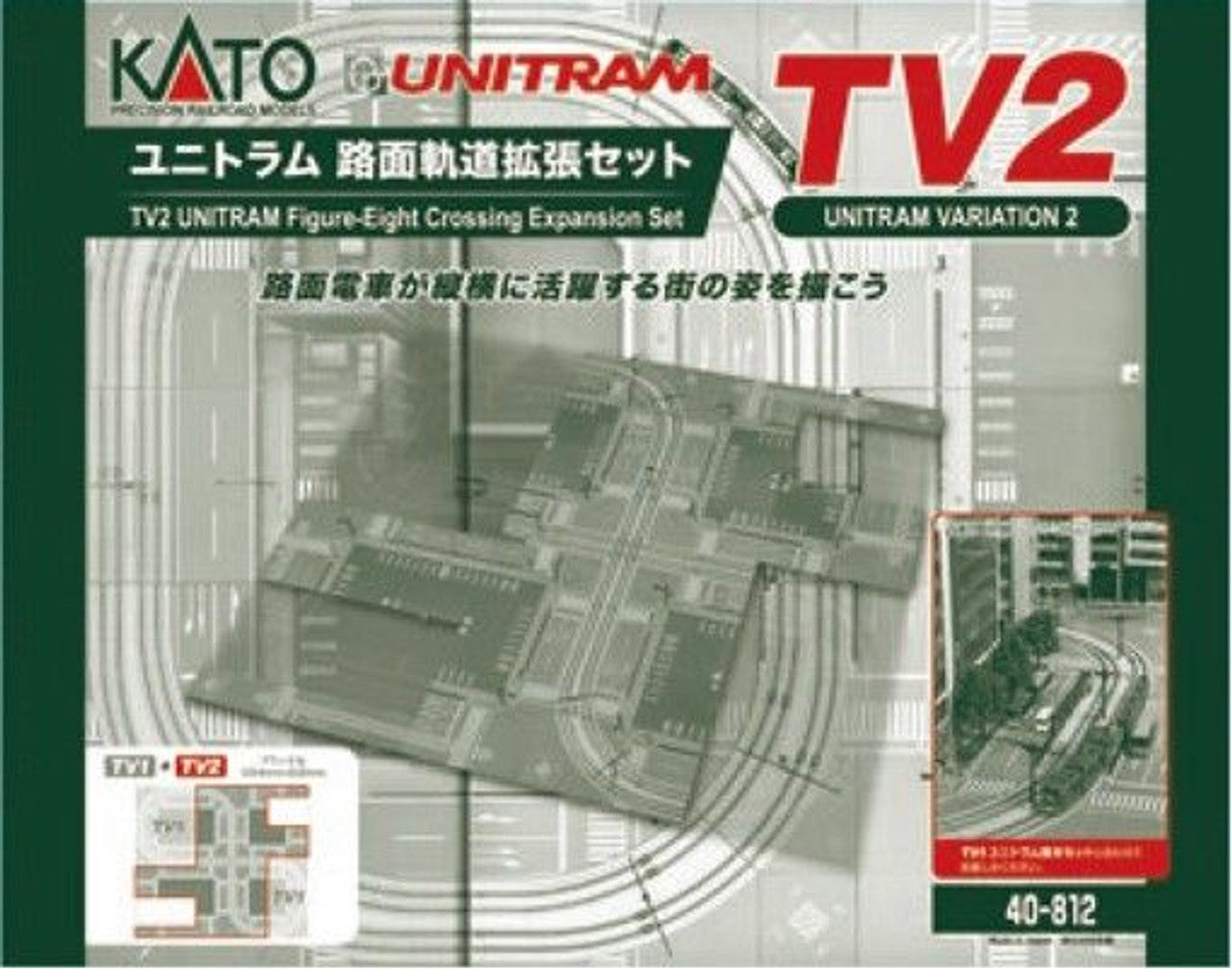 Kato 40-812 UNITRAM Road Track Expansion Set TV2 (N scale) - BanzaiHobby