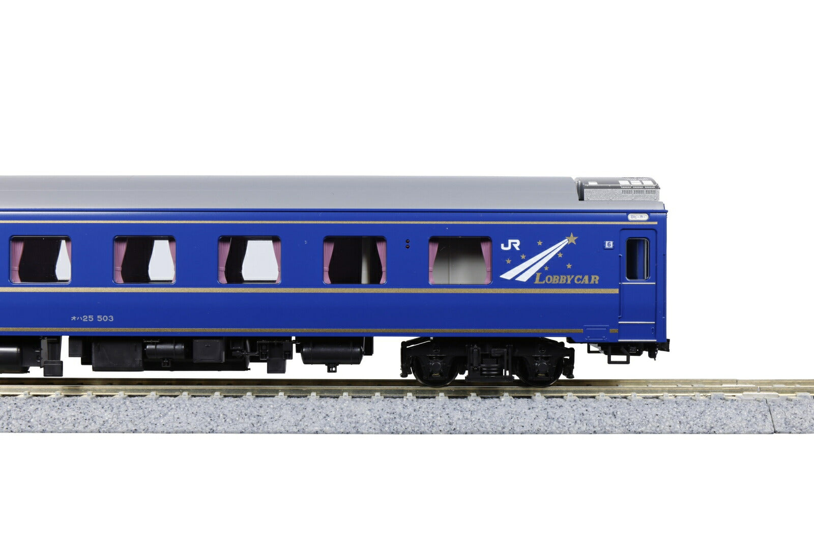 KATO 1-574 (HO) Sleeper Express Hokutosei OHA 25-500 Series Lounge Car - BanzaiHobby