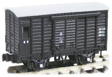 TGW 14099 Miyazaki Kotsu Co., Ltd. Railway Department Covered Brake Van Wafu 102 (Early Model, Body Color: Black) - BanzaiHobby