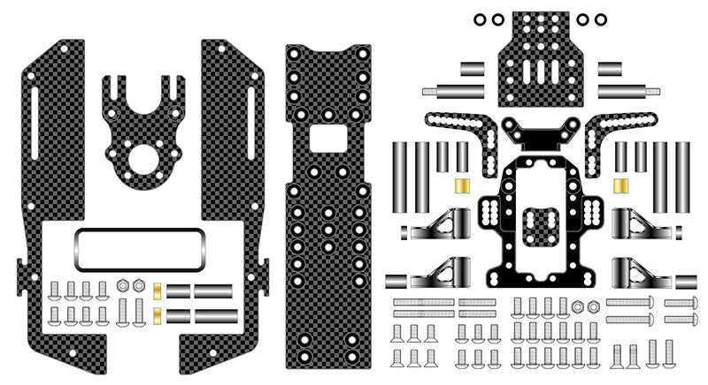 Wrap-up Next 0799-FD MB-01 Drift Conversion Kit PRO - BanzaiHobby