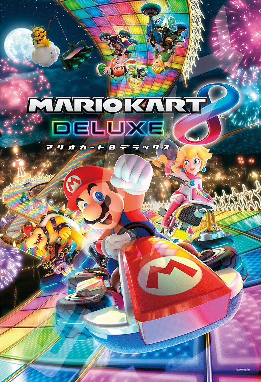 Ensky 108-L586 Mario Kart 8 DX - Super Mario (Puzzle, 108 Pieces, 26 x 38 cm) - BanzaiHobby