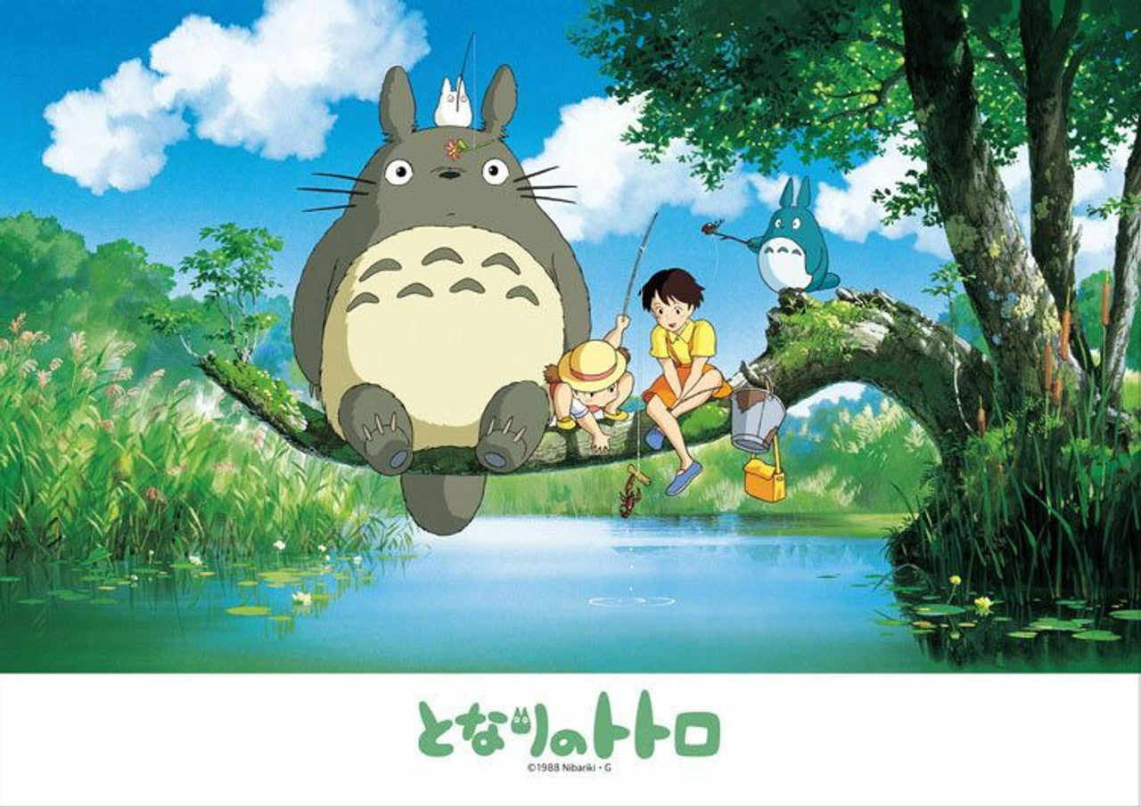 Ensky 108-602 My Neighbor Totoro What can you catch? - Ghibli (Puzzle, 108 Pieces, 18.2 x 25.7 cm) - BanzaiHobby