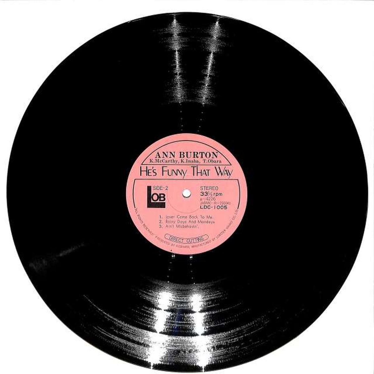 Pioneer Ann Burton "His Funny That Way" LDC-1005