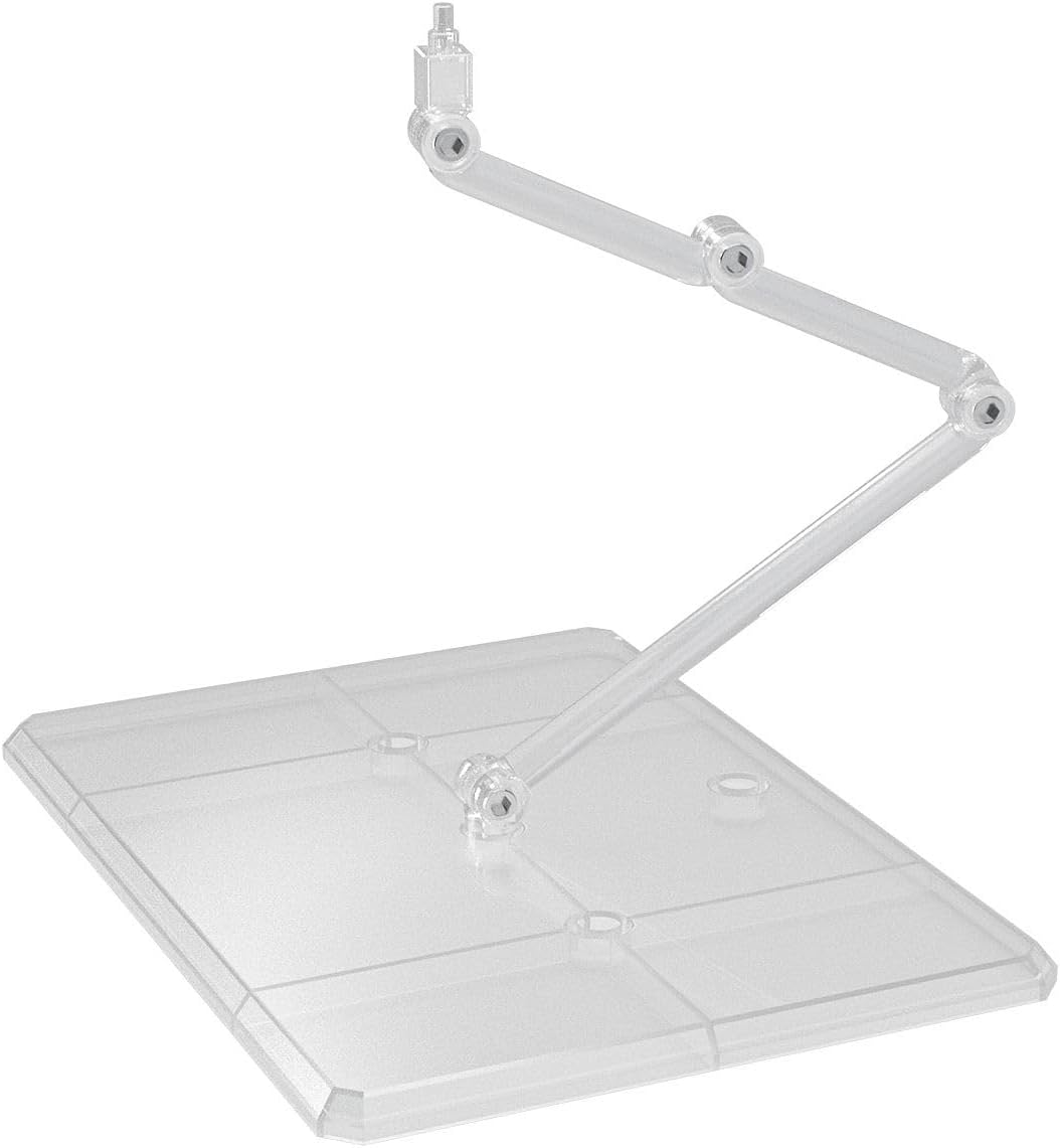 Bandai 2704773 Action Base 8 Clear Color Plastic Model Display Stand - BanzaiHobby