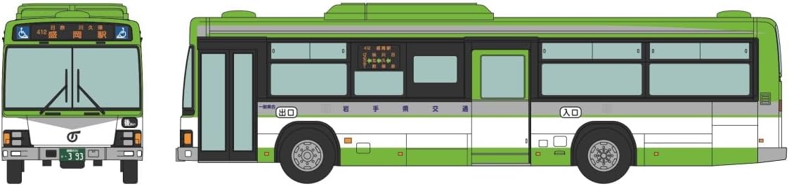 Tomytec JB087 National Bus Collection Iwate Prefectural Transportation Diorama Supplies - BanzaiHobby