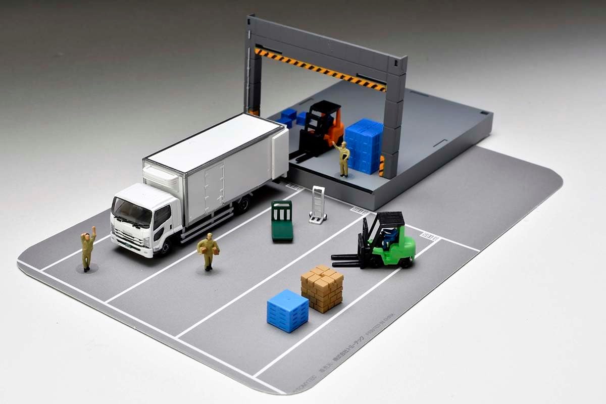 Tomytec The Truck Collection Torakore Logistics Site Track Set A - BanzaiHobby