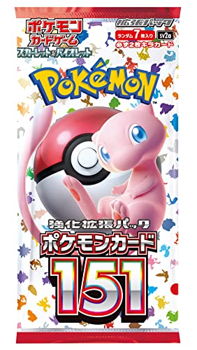ポケモンカードゲーム スカーレット&バイオレット 強化拡張パック 「ポケモンカード151」 BOX - BanzaiHobby