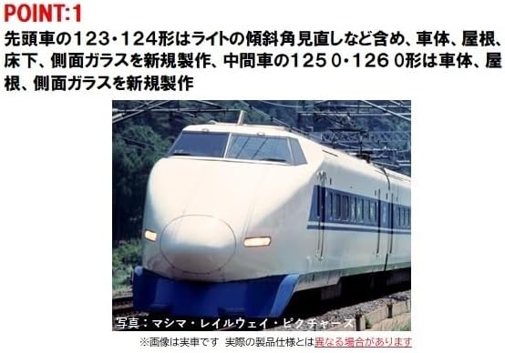 Tomix 98874 N Gauge JR 100 Series Tokaido/Sanyo Shinkansen Basic Set (6 cars) - BanzaiHobby