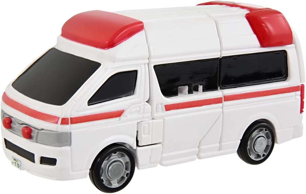Tomica Job Labor TJB03 Medi Braver Toyota High Medic Ambulance - BanzaiHobby