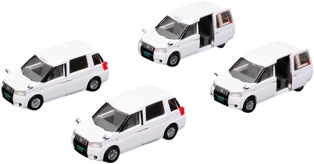 TOMYTEC The Car Collection Basic Set Selection (Select) JPN Taxi White - BanzaiHobby