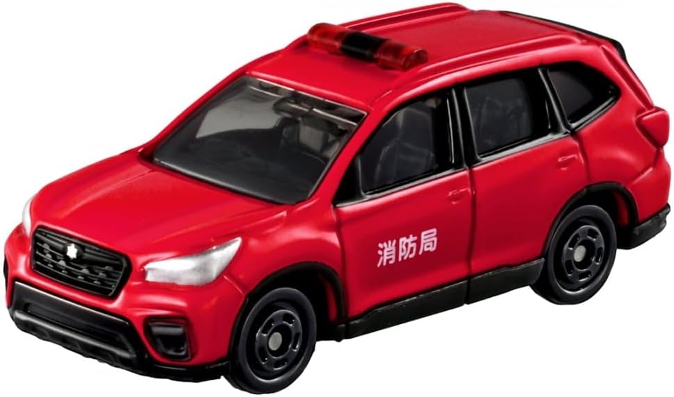 Tomica Box 099 Subaru Forester Fire Command Vehicle - BanzaiHobby