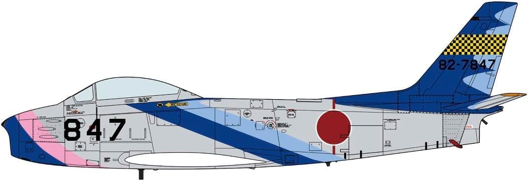 Hasegawa 07526 1/48 Air Self-Defense Force F-86F-40 Saber Blue Impulse 1st Generation Painted Wing Machine - BanzaiHobby