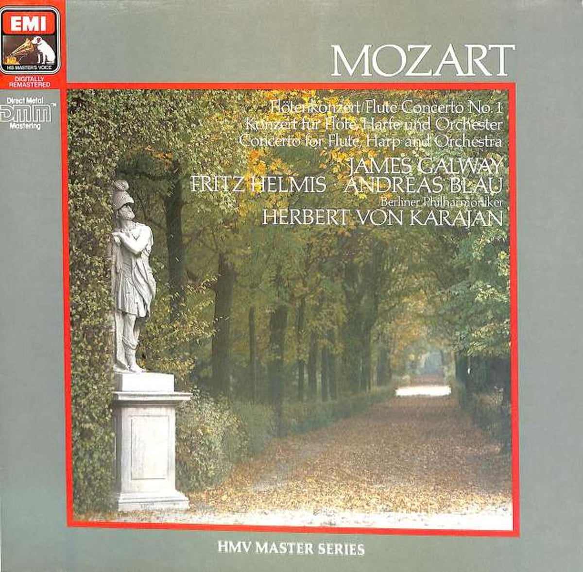 EMI (import, Germany) Mozart Concerto for Flute and Harp Galway 29 03041