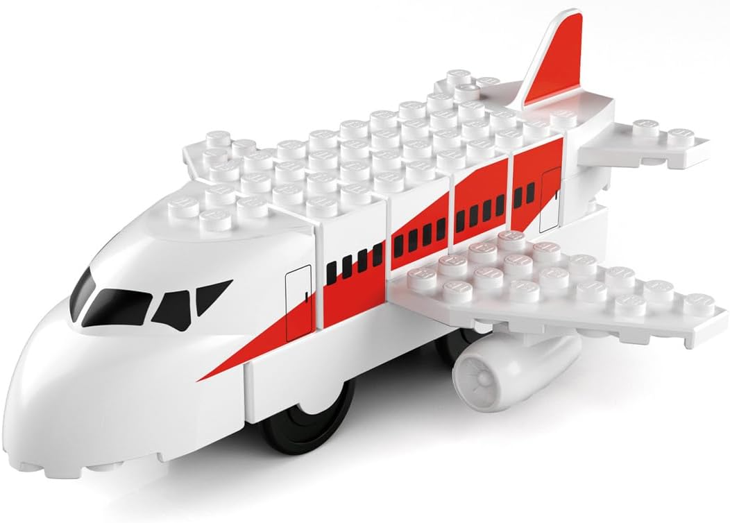 Tomica Plarail Blocks Airplane