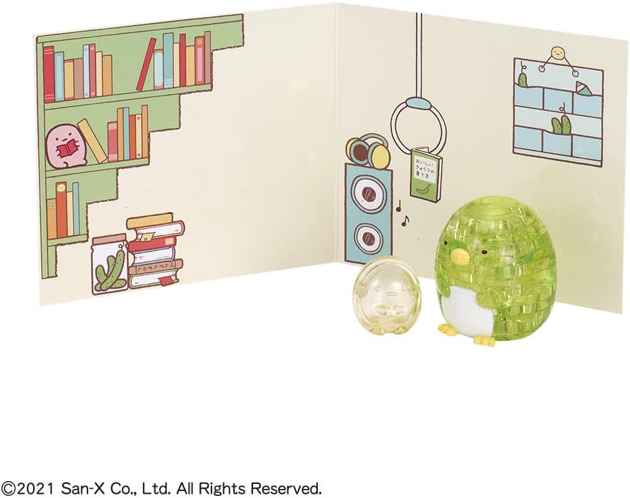 Beverly 50268 Crystal Puzzle, Sumikko Gurashi, Penguin & Tapioka 18 Piece - BanzaiHobby