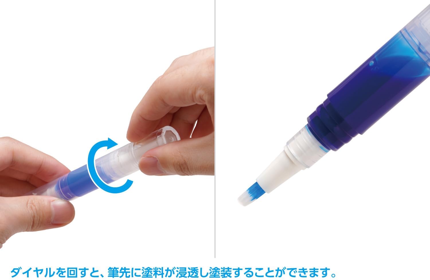 Wave OF059 Disposable Type Pen-shaped Bottle With Brush Tip (5cc/2pcs) - BanzaiHobby