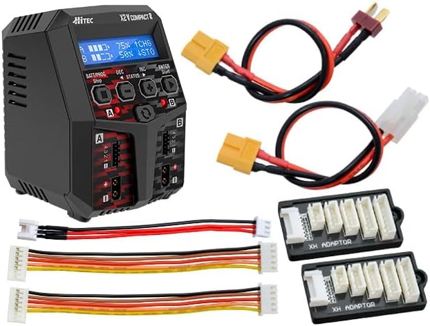 HiTEC 44363-T X2 Vertical Compact 2 Touring Cable Set - BanzaiHobby