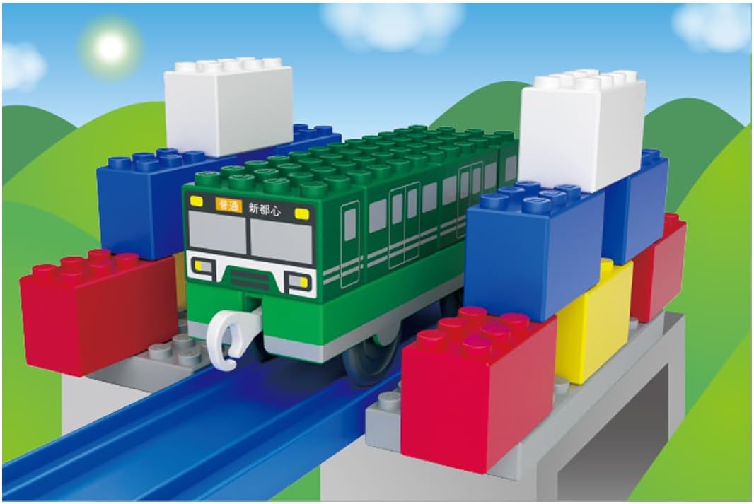 Tomica Plarail Block Vehicle Block Town Box