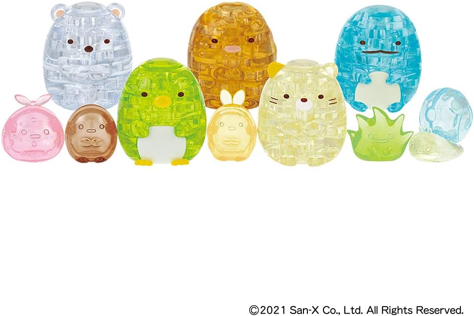 Beverly 50280 Crystal Puzzle Sumikko Gurashi, Adorable Display Case Included - BanzaiHobby