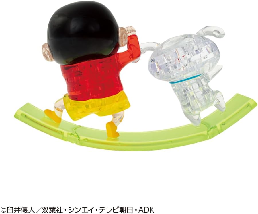 Beverly 50310 Crystal Puzzle Crayon Shin-Chan & Shiro 62 Piece - BanzaiHobby