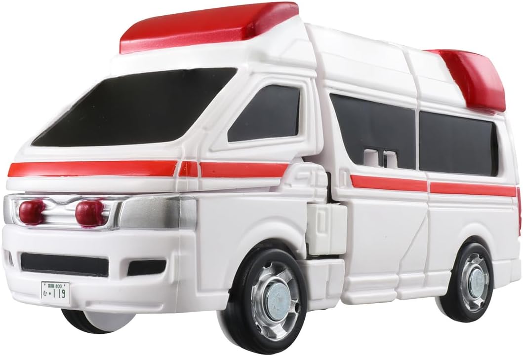 Tomica Job Labor TJB03 Medi Braver Toyota High Medic Ambulance - BanzaiHobby