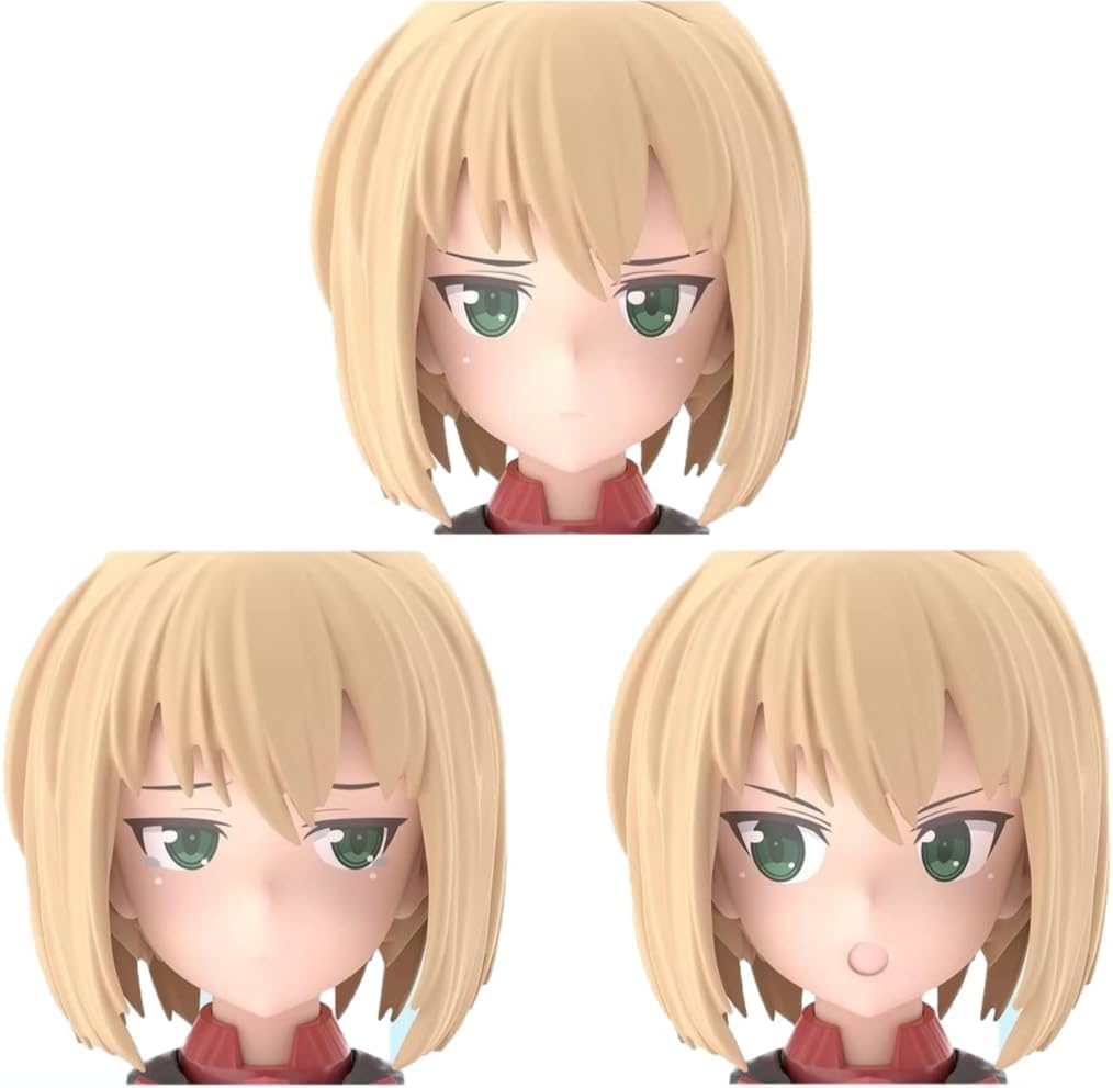 Bandai 30MS Option Face Parts Facial Expression Set 5 (Color B) - BanzaiHobby