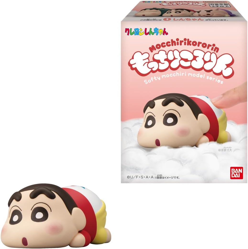 Bandai Mocchiri Korororin Crayon Shin-chan (1Box 12pcs) - BanzaiHobby