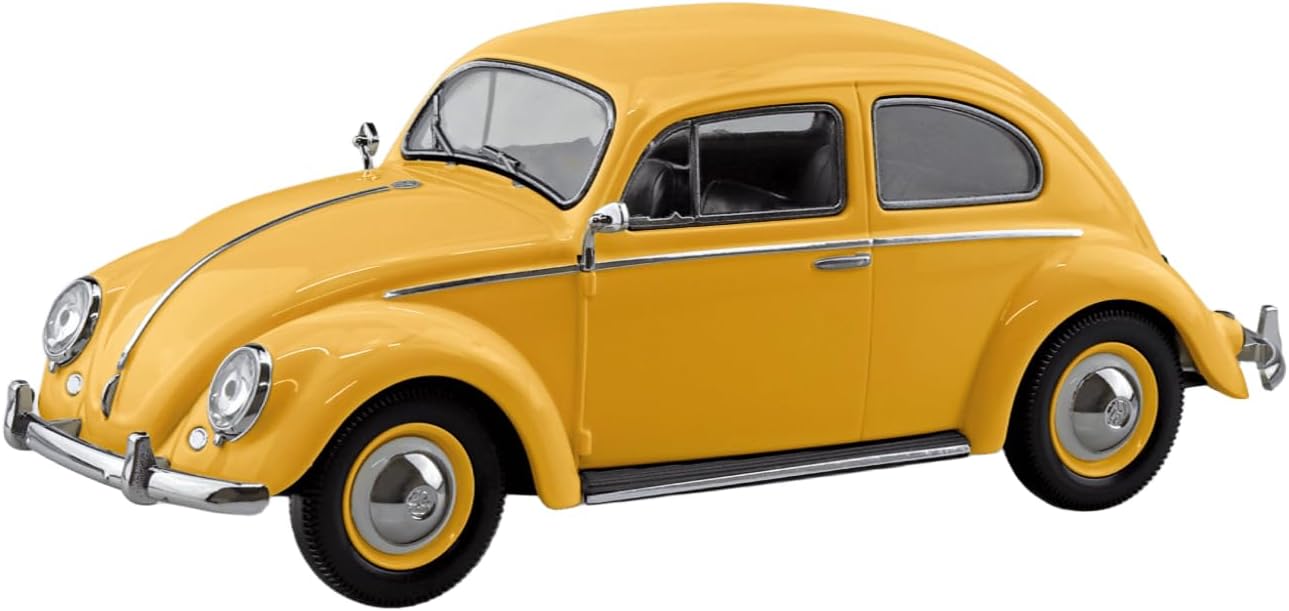 Aoshima 1/32 RakuPla Snap Kit No.20-PY Volkswagen Beetle (Postal Yellow)