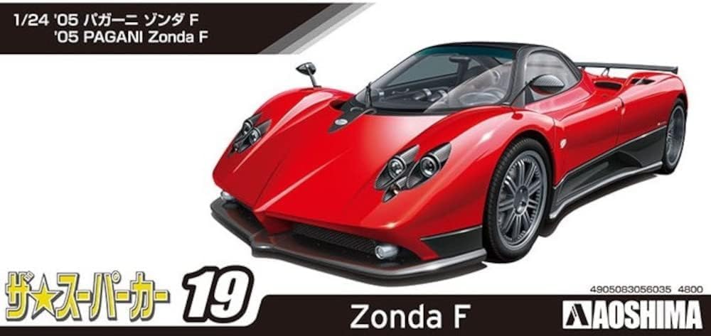 Aoshima 1/24 The Supercar No. 19 '05 Pagani Zonda F