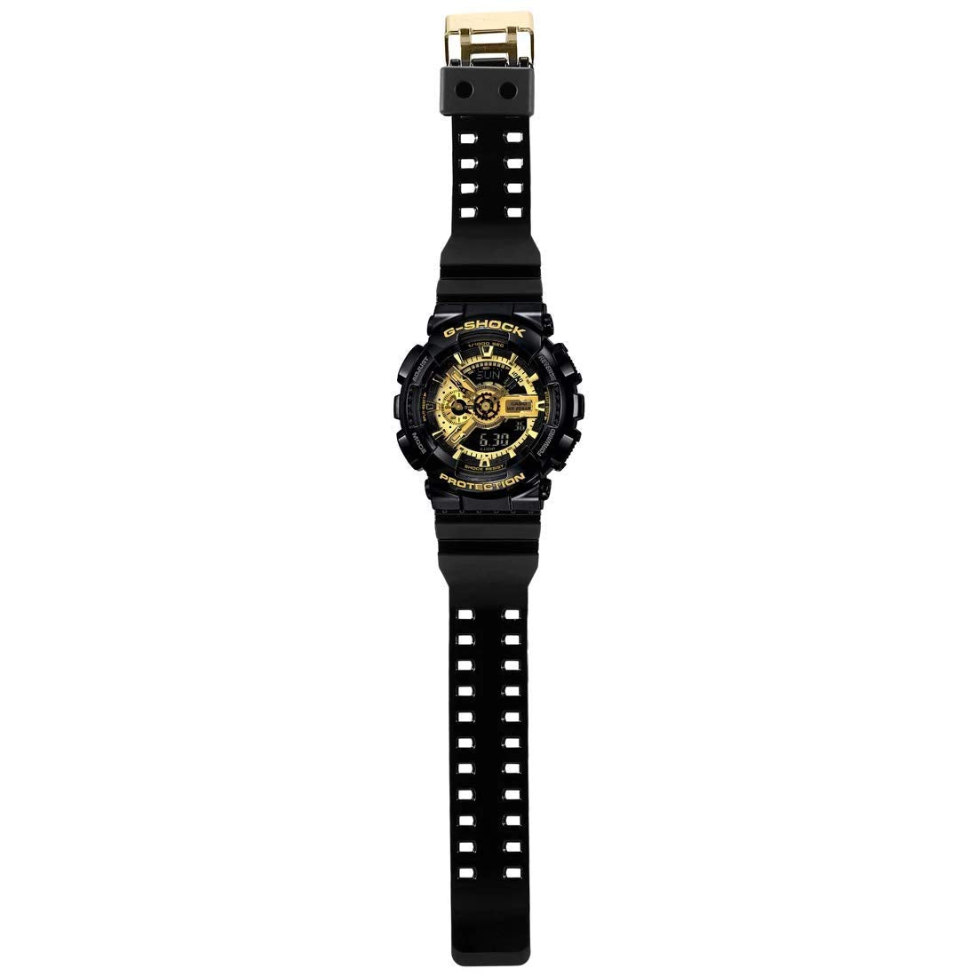 CASIO G-SHOCK GA-110GB-1ADR (日本型番 GA-110GB-1AJF ) Black × Gold Series(ブラック×ゴールドシリーズ) 海外モデル 逆輸入品 - BanzaiHobby