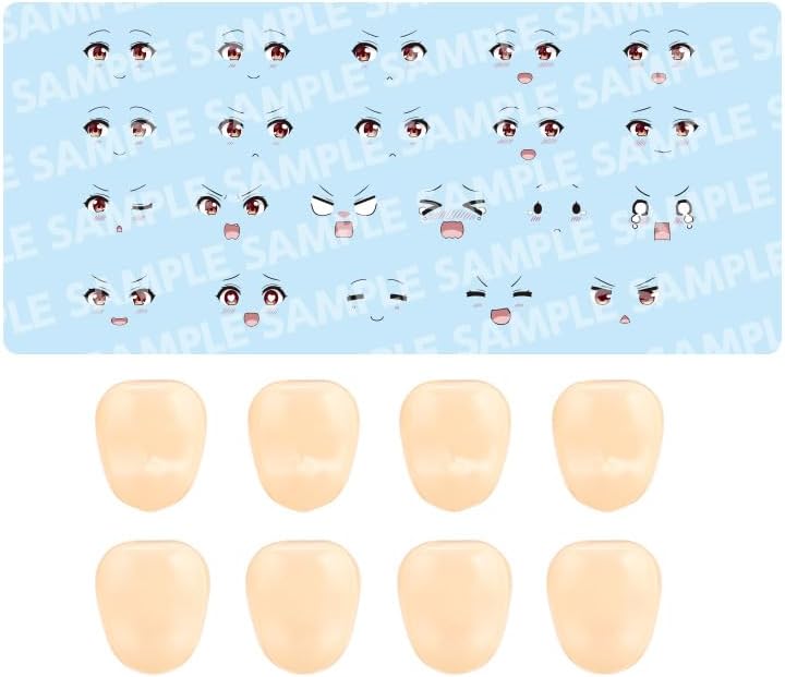 Kotobukiya JK072 1/10 Customized Face & Decal Vol.8 for Emma Koishikawa A (Sousai Shojo Teien)