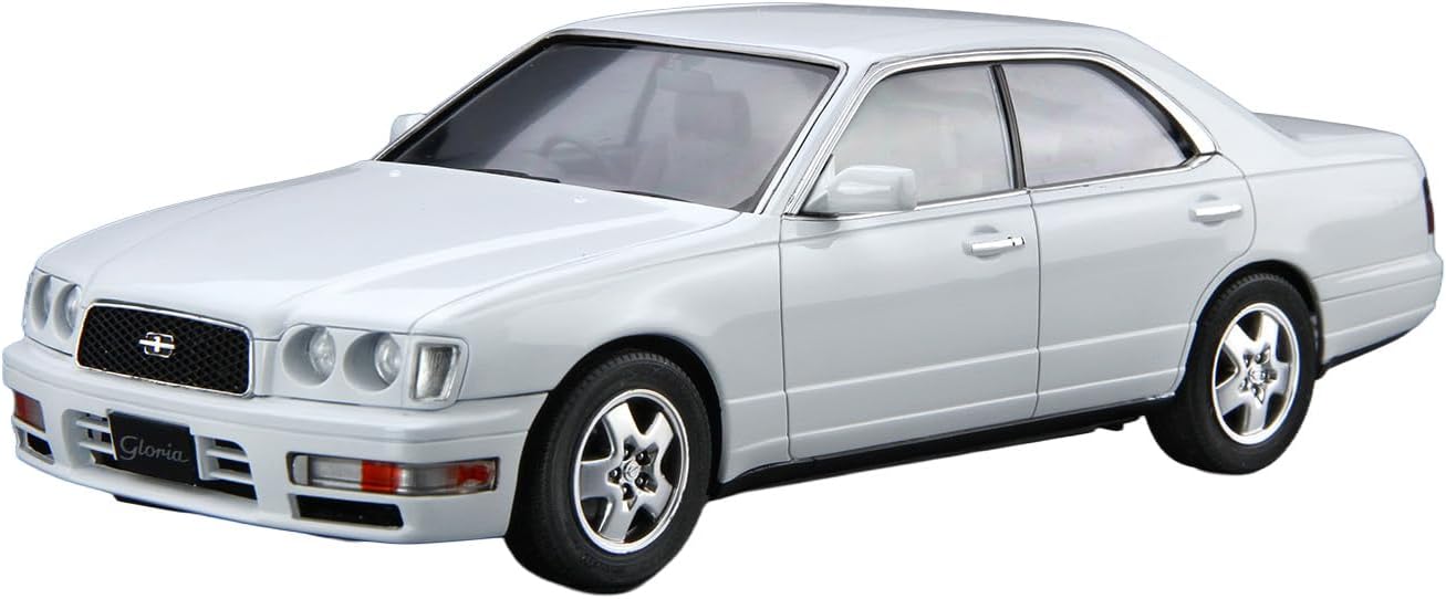 自動車 AOSHIMA 1/24 Junction Produce Y33 Cedric Aoshima 1/24 The Model Car No. 95 Nissan Y33 Cedric/Gloria Gran