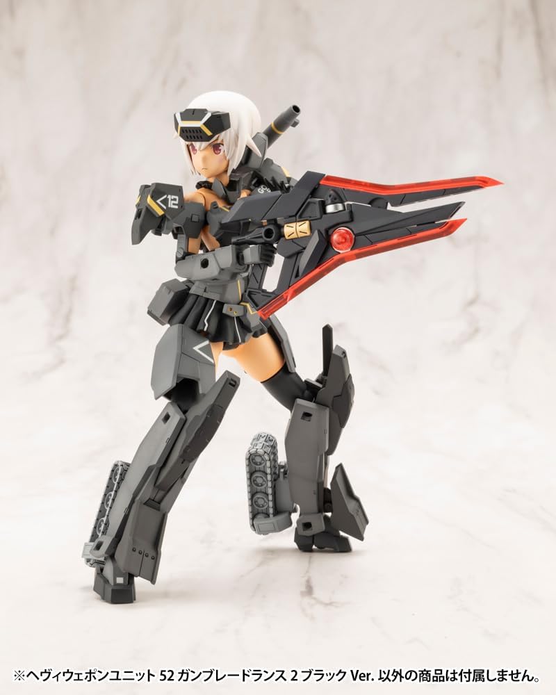 Kotobukiya MH52J M.S.G Modeling Support Goods, Heavy Weapon Unit 52, Gunblade Lance 2, Black Version - BanzaiHobby