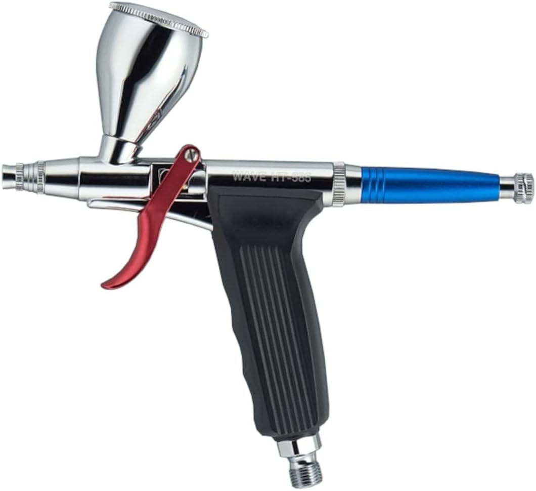 Wave HT-585 Super Airbrush Trigger Type 05 Lightweight Aluminum Body - BanzaiHobby