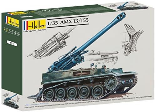 Heller HEL81151 1/35 AMX 13/155 Self-Propelled Howitzer - BanzaiHobby