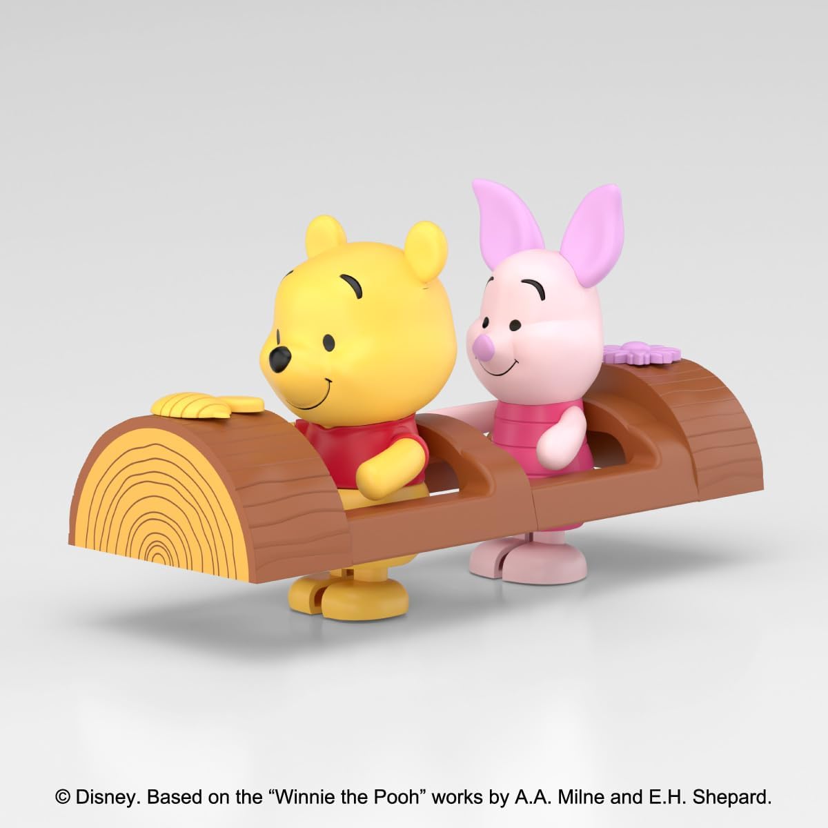 Aoshima Rakupla Tokotoko No.DP-15 Disney Characters: Winnie The Pooh - Pooh & Piglet - BanzaiHobby