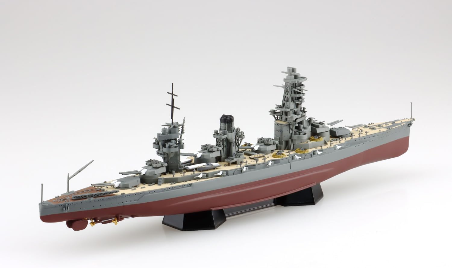 Aoshima 1/700 Full Hull IJN Battle Ship Yamashiro 1944 w/ Metal Barrel - BanzaiHobby