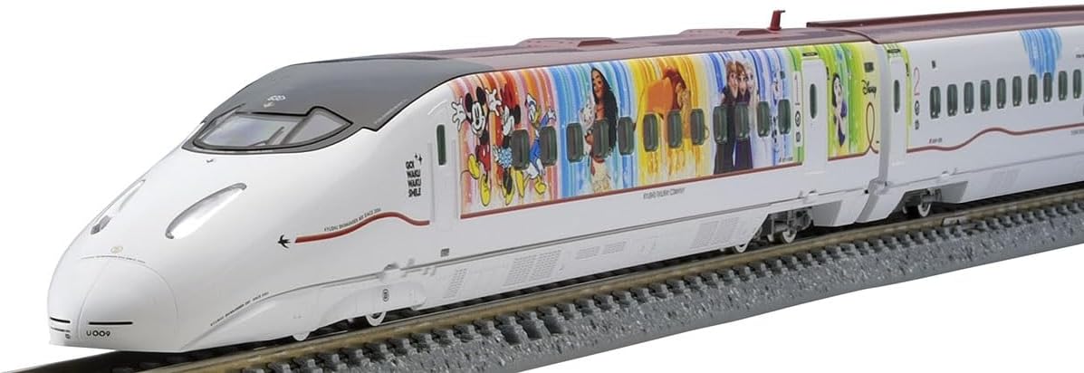 TOMIX 97945 N Gauge Special Model Kyushu Shinkansen 800 Series 1000 Series JR Kyushu WAKU WAKU SMILE Shinkansen Set - BanzaiHobby