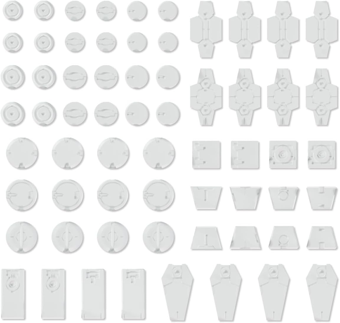 Bandai 30MM Customized Material (Decoration Part 1, White) - BanzaiHobby
