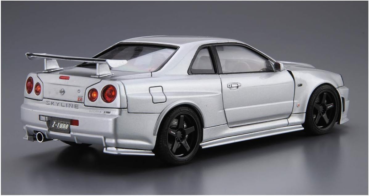 Aoshima 1/24 The Model Car No.34 Nismo BNR34 Skyline GT-R Z-tune '04 - BanzaiHobby