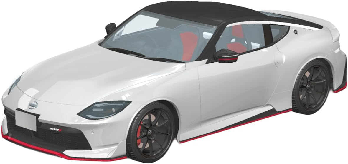 Aoshima 1/24 RakuPla Snap Car No.06-PW RZ34 Fairlady Z NISMO 2024 Prism White