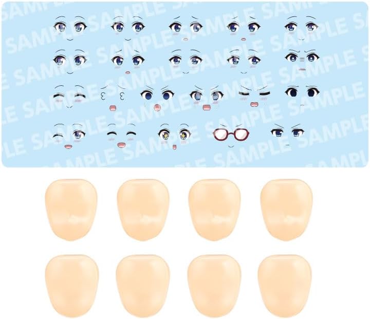 Kotobukiya JK073 1/10 Customized Face & Decal Set Vol.9 for Koyomi Takanashi A (Sousai Shojo Teien)