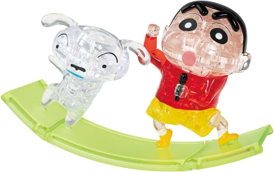 Beverly 50310 Crystal Puzzle Crayon Shin-Chan & Shiro 62 Piece - BanzaiHobby