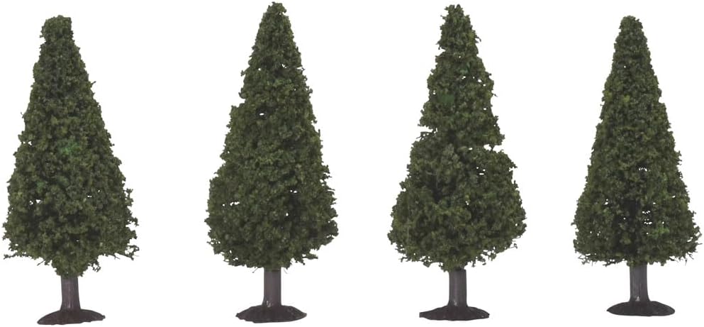 TOMIX 8204 N Gauge Conifer Trees (small/set of 4) - BanzaiHobby