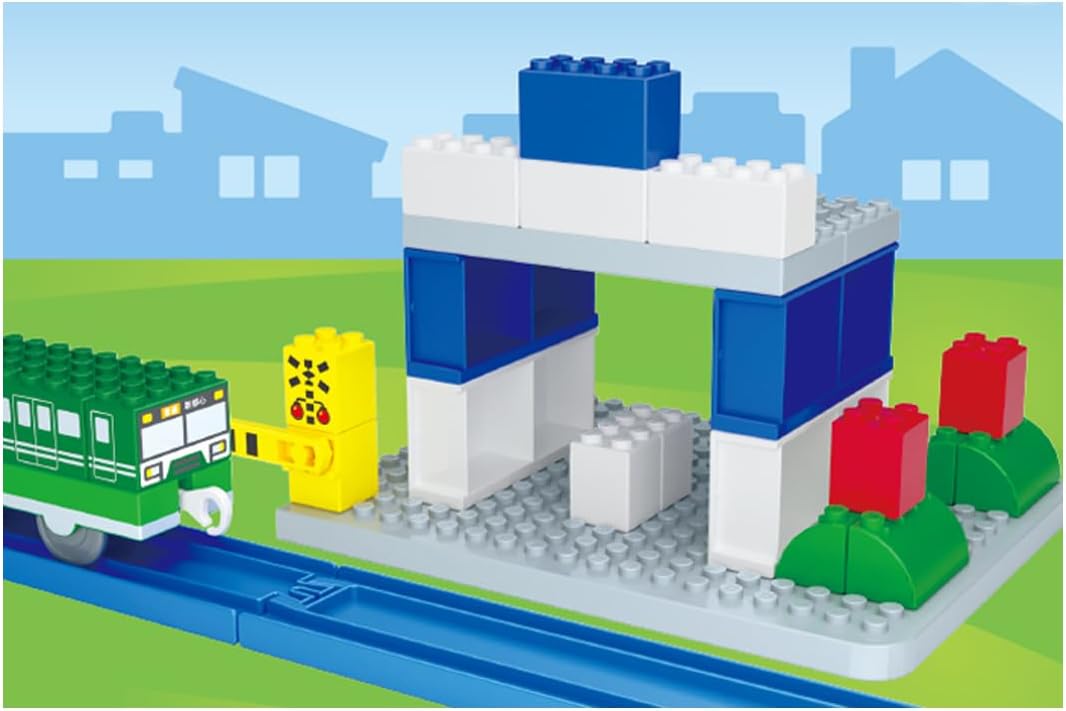 Tomica Plarail Block Vehicle Block Town Box