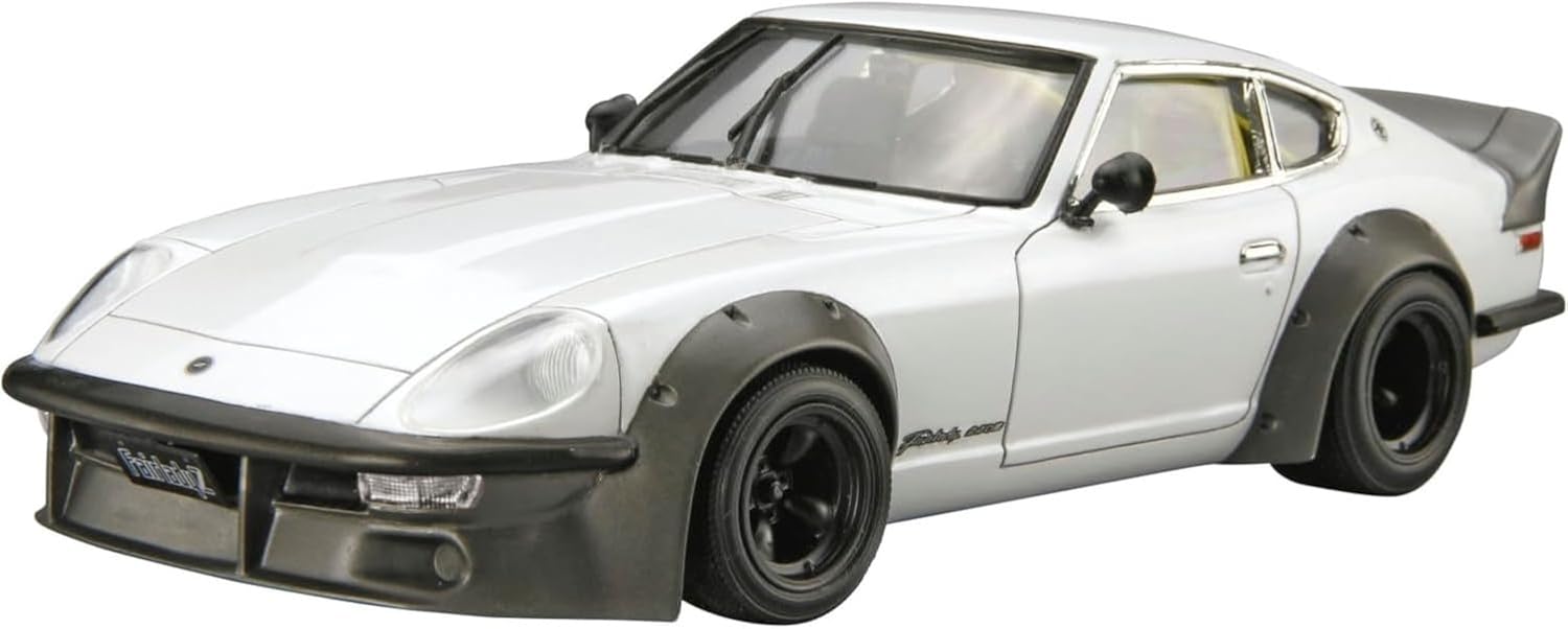 Aoshima 1/24 The Model Car Series No.128 Nissan S30 Fairlady Z Aero Custom Ver.2 '75 - BanzaiHobby